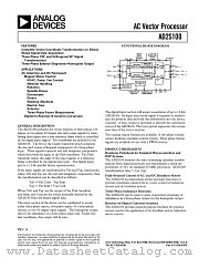 AD2S100 datasheet pdf Analog Devices