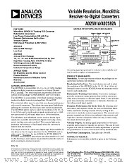AD2S82A datasheet pdf Analog Devices
