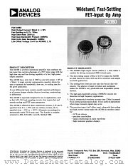 AD380LH datasheet pdf Analog Devices
