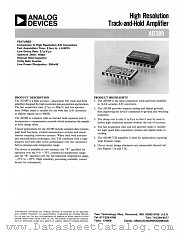 AD389KD datasheet pdf Analog Devices