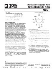 AD515A datasheet pdf Analog Devices