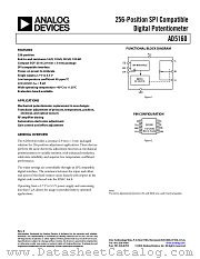 AD5160BRJ5-RL7 datasheet pdf Analog Devices