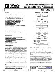 AD5172BRM2.5 datasheet pdf Analog Devices