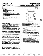 AD521SD datasheet pdf Analog Devices