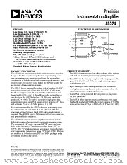 AD524AR-16-REEL datasheet pdf Analog Devices