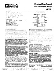 AD539JD datasheet pdf Analog Devices