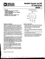 AD545AK datasheet pdf Analog Devices