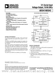 AD5541LR datasheet pdf Analog Devices