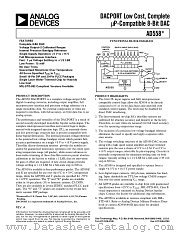 AD558KP datasheet pdf Analog Devices