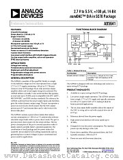 AD5641BKS datasheet pdf Analog Devices