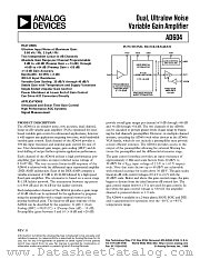AD604ARS datasheet pdf Analog Devices