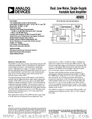 AD605B datasheet pdf Analog Devices