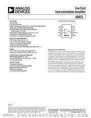 AD622AR datasheet pdf Analog Devices