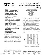 AD627AR datasheet pdf Analog Devices