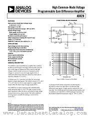 AD628ARM datasheet pdf Analog Devices