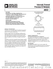 AD632TH/883B datasheet pdf Analog Devices