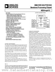 AD6422AST datasheet pdf Analog Devices