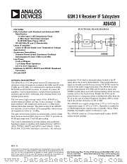 AD6458 datasheet pdf Analog Devices