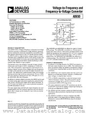 AD650AD datasheet pdf Analog Devices