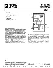 AD676KD datasheet pdf Analog Devices