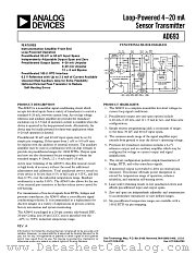 AD693AE datasheet pdf Analog Devices