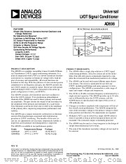 AD698 datasheet pdf Analog Devices