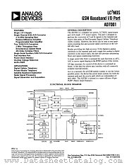 AD7001AS datasheet pdf Analog Devices