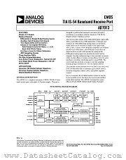 AD7013 datasheet pdf Analog Devices