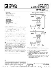 AD7111ACN datasheet pdf Analog Devices