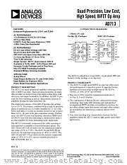 AD713JCHIPS datasheet pdf Analog Devices