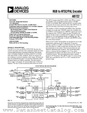 AD722JR-16-REEL7 datasheet pdf Analog Devices