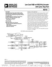 AD725AR-REEL7 datasheet pdf Analog Devices