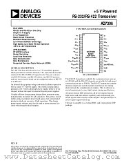 AD7306JR datasheet pdf Analog Devices