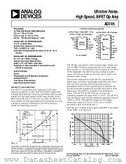 AD745JR-16 datasheet pdf Analog Devices