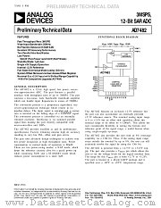 AD7482BST datasheet pdf Analog Devices