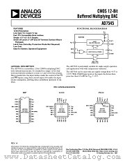 AD7545BQ datasheet pdf Analog Devices