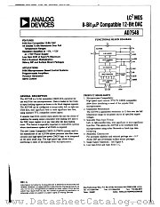 AD7548TQ datasheet pdf Analog Devices