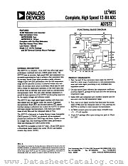 AD7572SE05 datasheet pdf Analog Devices
