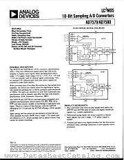 AD7580 datasheet pdf Analog Devices