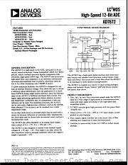 AD7672TE05 datasheet pdf Analog Devices