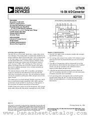 AD7701BR datasheet pdf Analog Devices