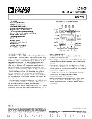 AD7703BR datasheet pdf Analog Devices
