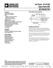 AD7789BRM-REEL datasheet pdf Analog Devices