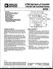 AD7820TE datasheet pdf Analog Devices