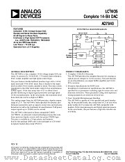 AD7840KP datasheet pdf Analog Devices