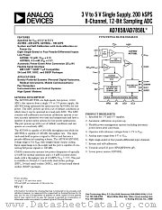 EVAL-AD7858CB datasheet pdf Analog Devices