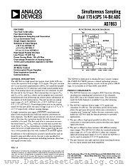 AD7863ARS-10 datasheet pdf Analog Devices