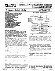 AD7994BRU-1 datasheet pdf Analog Devices