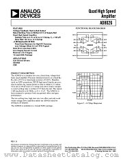 AD8026AR-REEL7 datasheet pdf Analog Devices