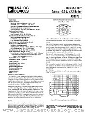 AD8079BR-REEL datasheet pdf Analog Devices